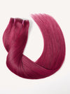 9 Pièces Extensions De Cheveux à Clipser 99J Bordeaux En Cheveux Naturels 125 g