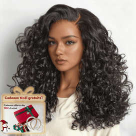 Volumineuse Et Fournie Glueless Couché 5x5 Perruque Sans Colle Boucles Rebondissantes 300% Densité