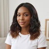 Perruque Bob Wavy 4x4 Glueless Ombré Brun Élégant Prête à Poser Ondulé Wear &Go