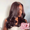 𝑩𝒖𝒚 1 𝑮𝒆𝒕 1 𝑭𝒓𝒆𝒆💥 9x6 Glueless Couche Couleur Bordeaux Foncé Perruque Sans Colle Body Wave