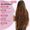 Extensions De Cheveux Humains Bouclés Profonds Couleur Auburn Moyen #30 Pour Tressage Bohème