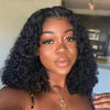 𝓑𝓾𝔂 𝟏 𝓖𝓮𝓽 𝟏𝟏💗Intemporel Dentelle Réaliste 4x4 Lisse Bob Perruque+Bouclés Bob Cheveux Humains