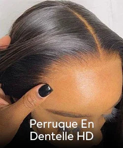 Perruque 5x5 Dentelle HD Glueless Super Double Drawn 250% Sans Colle Cordon de Serrage & Cheveux Bruts