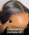 Perruque 5x5 Dentelle HD Glueless Super Double Drawn 250% Sans Colle Cordon de Serrage & Cheveux Bruts
