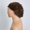 Chic Perruque Afro Kinky Curly Noir 13x4 Sans Colle Cheveux Courts Bouclés Portez Et Partez