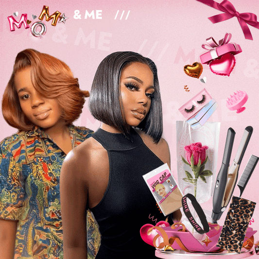𝓑𝓾𝔂 𝟏 𝓖𝓮𝓽 𝟏𝟏💗Glueless Perruque 2 Styles Différents Pour La Fête Des Mères (9 Cadeaux Gratuits )