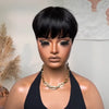 Coupe Pixie Vintage Chic Cheveux Naturels Frange Pleine Et Favoris Dessinés