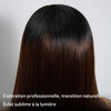 Perruque Bone Straight Ombré Glueless Cheveux Vietnamiens Lisses Qualité Luxe