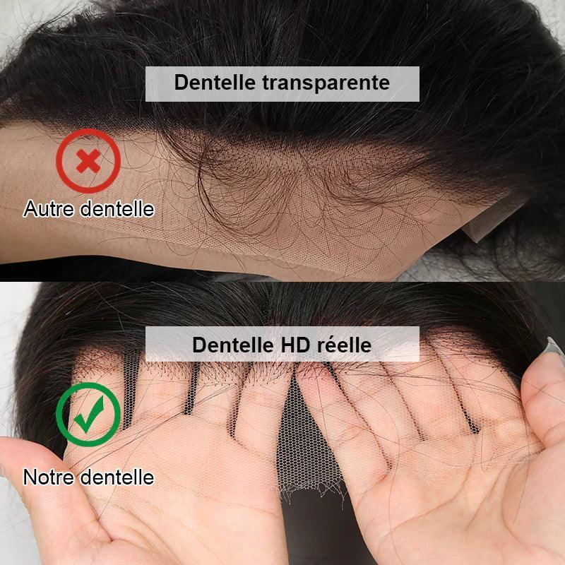 13x4 13x6 HD Perruque brésilienne cheveux humains tissage avec devant dentelle - SHINE HAIR