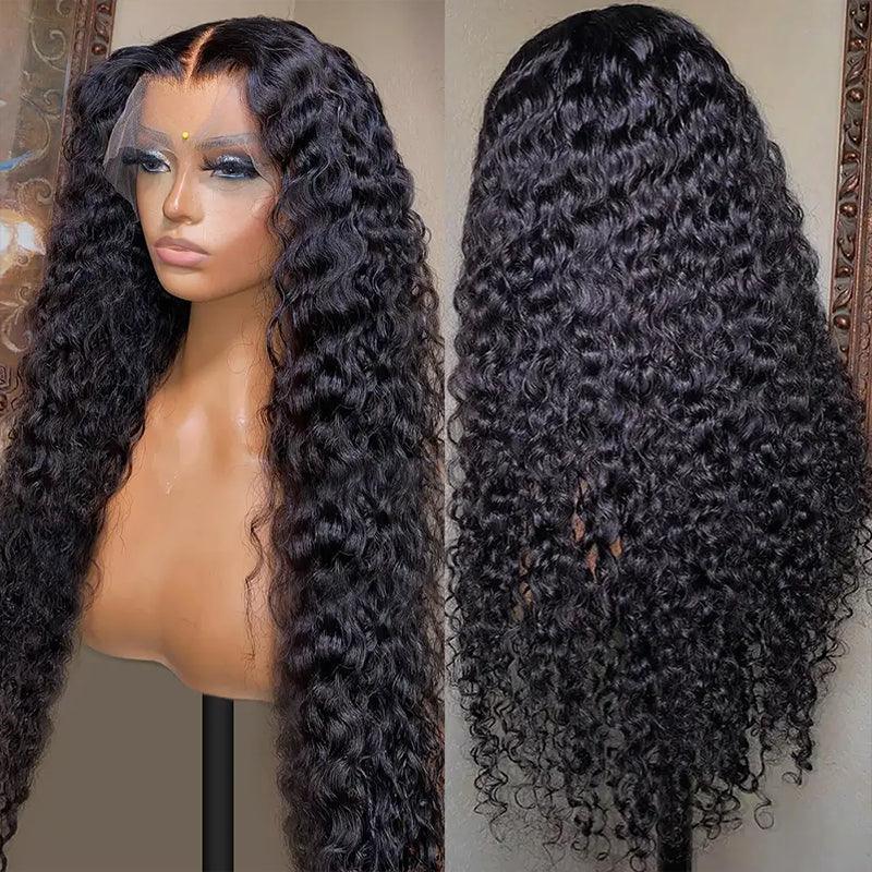 13x4 13x6 Transparent Lace Frontale Curly wave Perruque cheveux humain - SHINE HAIR