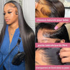 13x4 13x6 Transparent Perruque brésilienne cheveux humains Straight Lisse - SHINE HAIR