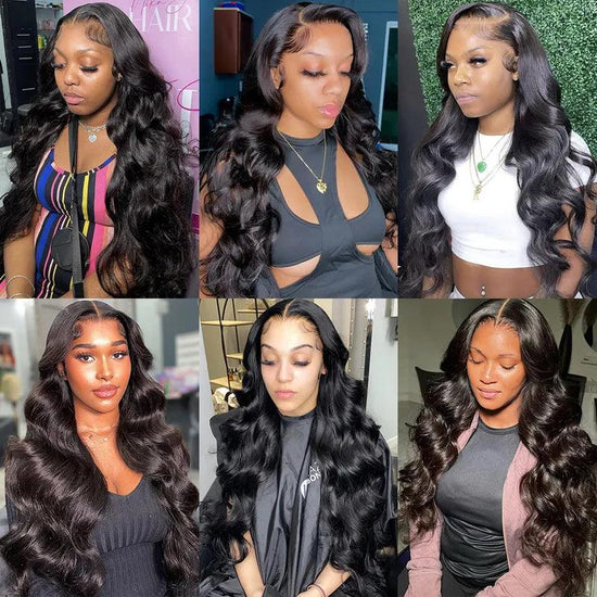 13x4 4x4 Lace Frontale Body wave Perruque Cheveux Humains - SHINE HAIR