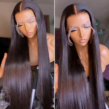 13x4 4x4 Straight Lace Frontal Perruque Cheveux Humains - SHINE HAIR
