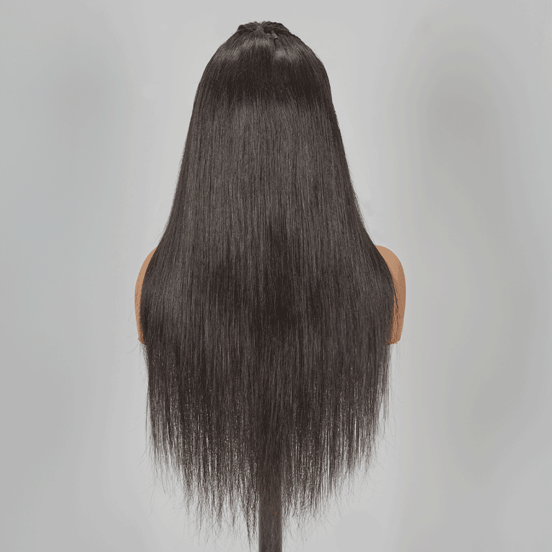 13x4 Dentelle La Mode Perruque Pré Tressée Cheveux Humains Lisse - SHINE HAIR