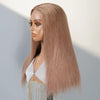 13x4 Glamour Couleur Latte Rose Perruque Dentelle Frontale Cheveux Humains - SHINE HAIR