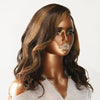 13x4 Glueless Couleur Mixte Marron Highlight Bob Perruque Sans Colle Body Wave - SHINE HAIR