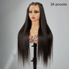 13x4 Glueless Pré-tresse Gain Temps Perruque Sans Colle Dentelle Frontale Lisse - SHINE HAIR