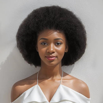 13x4 Super Afro Kinky Curly Bob Bouclé Perruque Dentelle Frontal Wig - SHINE HAIR