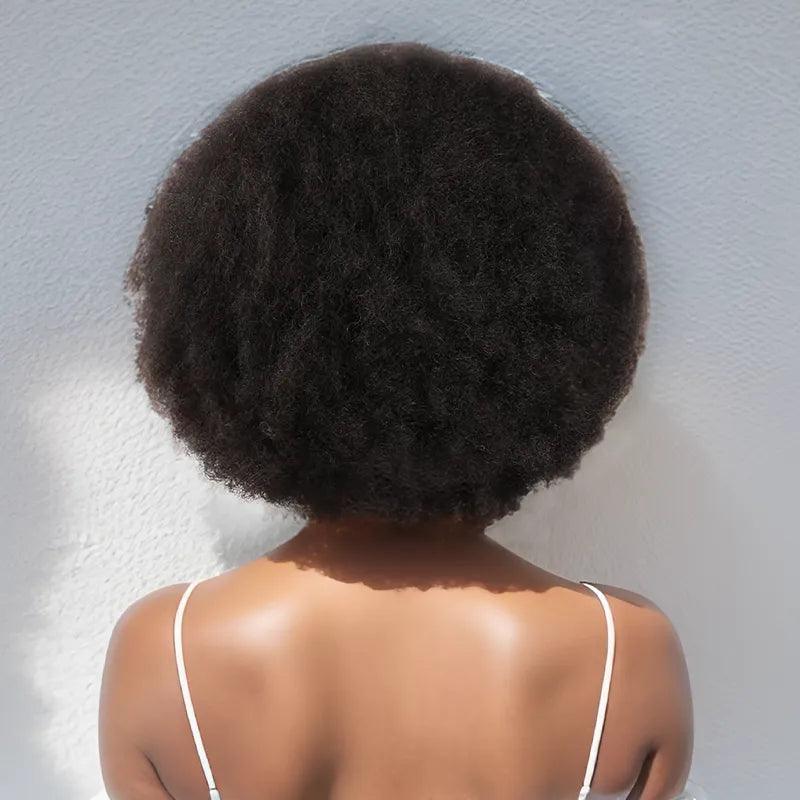 13x4 Super Afro Kinky Curly Bob Bouclé Perruque Dentelle Frontal Wig - SHINE HAIR