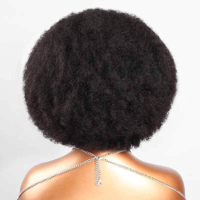 13x4 Super Afro Kinky Curly Bob Bouclé Perruque Dentelle Frontal Wig - SHINE HAIR