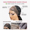 𝓑𝓾𝔂 𝟏 𝓖𝓮𝓽 𝟏𝟏💗Perruque 250% Densité 13x4 Glueless Loose Wave Bob+2x6 Dentelle  Soyeux Lisse 6"