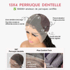 WEDDING Classique Ligne De Cheveux Pré-épilée 13×4&360 Dentelle Perruque Body Wave