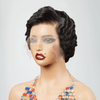 13x6 Dentelle Style Vintage Bob Couleur Blonde/Naturel Perruque Frontale - SHINE HAIR