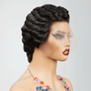 13x6 Dentelle Style Vintage Bob Couleur Blonde/Naturel Perruque Frontale - SHINE HAIR