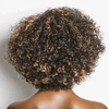 2 𝑭𝑶𝑹 €109🔥Perruque #4-27 Highlight Pixie+Blonde Highlight Lisse/Highlight Kinky Curly/Mèches Blondes  Ondulé /Blond Ombré Bouclé/ Dégradé 99J Lisse