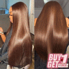 𝑩𝒖𝒚 1 𝑮𝒆𝒕 1 𝑭𝒓𝒆𝒆💥 13x4 Perruque Sans Colle Couleur Brun Chocolat Lisse Cheveux Humains