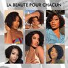 𝐏𝐫𝐞̂𝐭 𝐞𝐧 𝟐𝟒𝐡⚡Tendances Courte Bob Perruque 13x4 Dentelle Bouclé Cheveux Humains