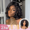 2 𝑭𝑶𝑹 €178.88🔥10"Glueless Ondulé+10"Glueless Ondulé/10"Glueless Lisse/12"Glueless Kinky Curly/10"Glueless Ondulé/10"Glueless Lisse