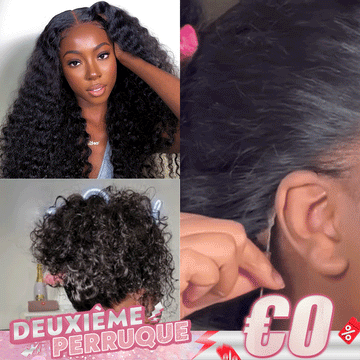 Frontal 360 Brazilian lace wig curly human hair