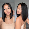 𝓑𝓾𝔂 𝟏 𝓖𝓮𝓽 𝟏𝟏💗Glueless 4x4 Perruque Sans Colle Lisse Style Long + Bob (9 cadeaux gratuits pour la fête mères)