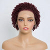 Glueless Chic Perruque Afro Kinky Curly 13x4 Cheveux Courts Bouclés Portez Et Partez