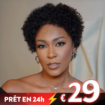 3 Colors Pixie Wig Short Natural Human Hair