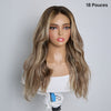 Brillante Glueless Couleur Mèches Blond Cendré 5x5 Perruque Sans Colle Body Wave 250% Densité