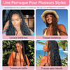 Extensions De Cheveux Humains Bouclés Profonds Pour Tressage Bohème