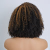 𝐏𝐫𝐞̂𝐭 𝐞𝐧 𝟐𝟒𝐡⚡9x6 Glueless Marron Highlight Bob Perruque Sans Colle Kinky Curly