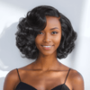 𝓑𝓾𝔂 𝟏 𝓖𝓮𝓽 𝟏𝟏💗Perruque 250% Densité 13x4 Glueless Loose Wave Bob+2x6 Dentelle  Soyeux Lisse 6"