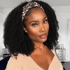 Glueless 3s Wear Go Perruque Bandeau Bob Kinky Curly 100% Cheveux Humains