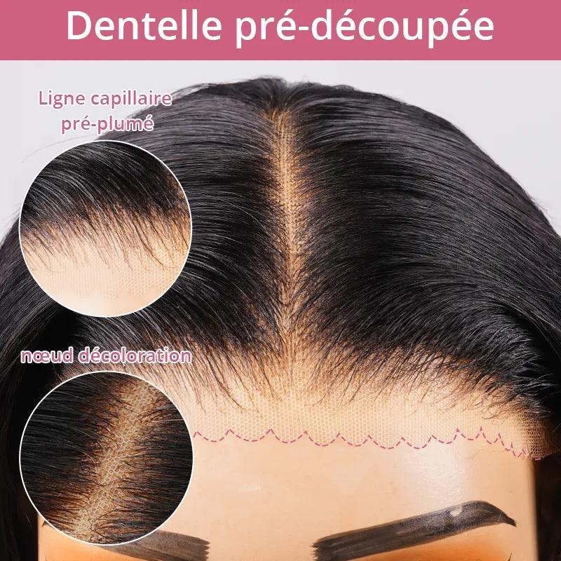 5X5 Glueless Wig Wear Go Human Hair Smooth Straight