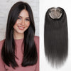 Hair Topper Volumateur de Cheveux Lace 5x5 6x6 avec 5 Clips Noir Naturel Complément Capillaire