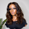 𝑩𝒖𝒚 1 𝑮𝒆𝒕 1 𝑭𝒓𝒆𝒆💥Magnifique Glueless Ombre Brun Bob Wear Go 5x5 Perruque Sans Colle Cheveux Humains Ondulé