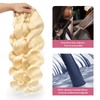 Extensions Couleur 613 Blonde Tissage Cheveux Brésilien Body Wave