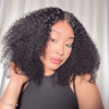 Les Plus Chauds 4x4 9x6 13x4 Glueless Bob Kinky Curly Perruque Sans Colle