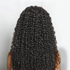Glueless Sans Nœuds 13x4 Perruque Tresses Sans Colle Bouclée Profonde Casquette À Cordon Flexi-Fit