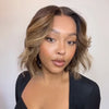 【🔥 DERNIÈRE UNITÉ】13x4 Glueless Enfilez Et Partez Couleur Blond Miel Perruque Sans Colle Ondulé