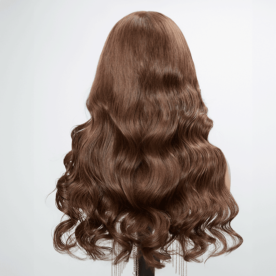 9×6 Perruque Body Wave sans colle au chocolat