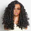 Volumineuse Et Fournie Glueless Couché 5x5 Perruque Sans Colle Boucles Rebondissantes 300% Densité